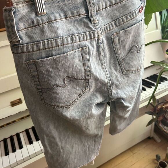 Makers of True Originals Light Blue Jean Shorts - Picture 9 of 16